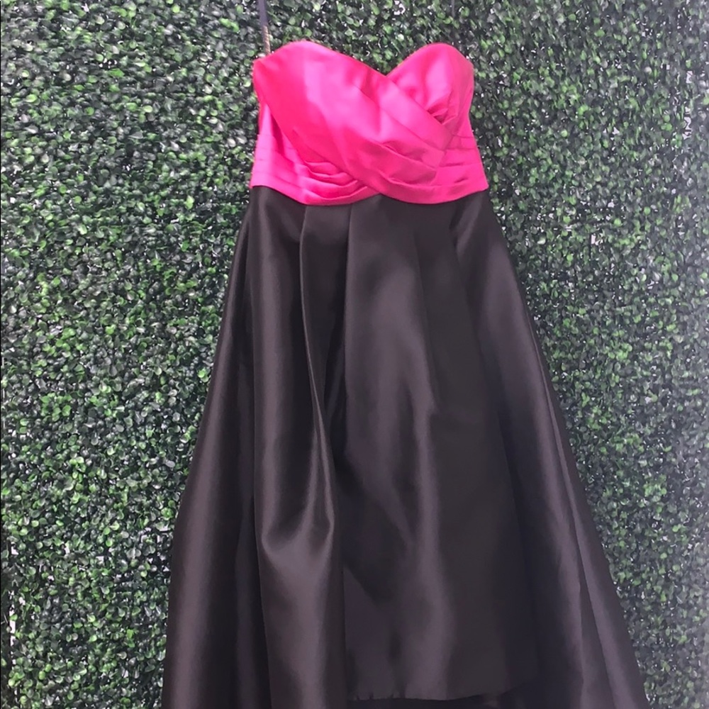 Shoshanna Midnight Evening Gown - Pink and Black